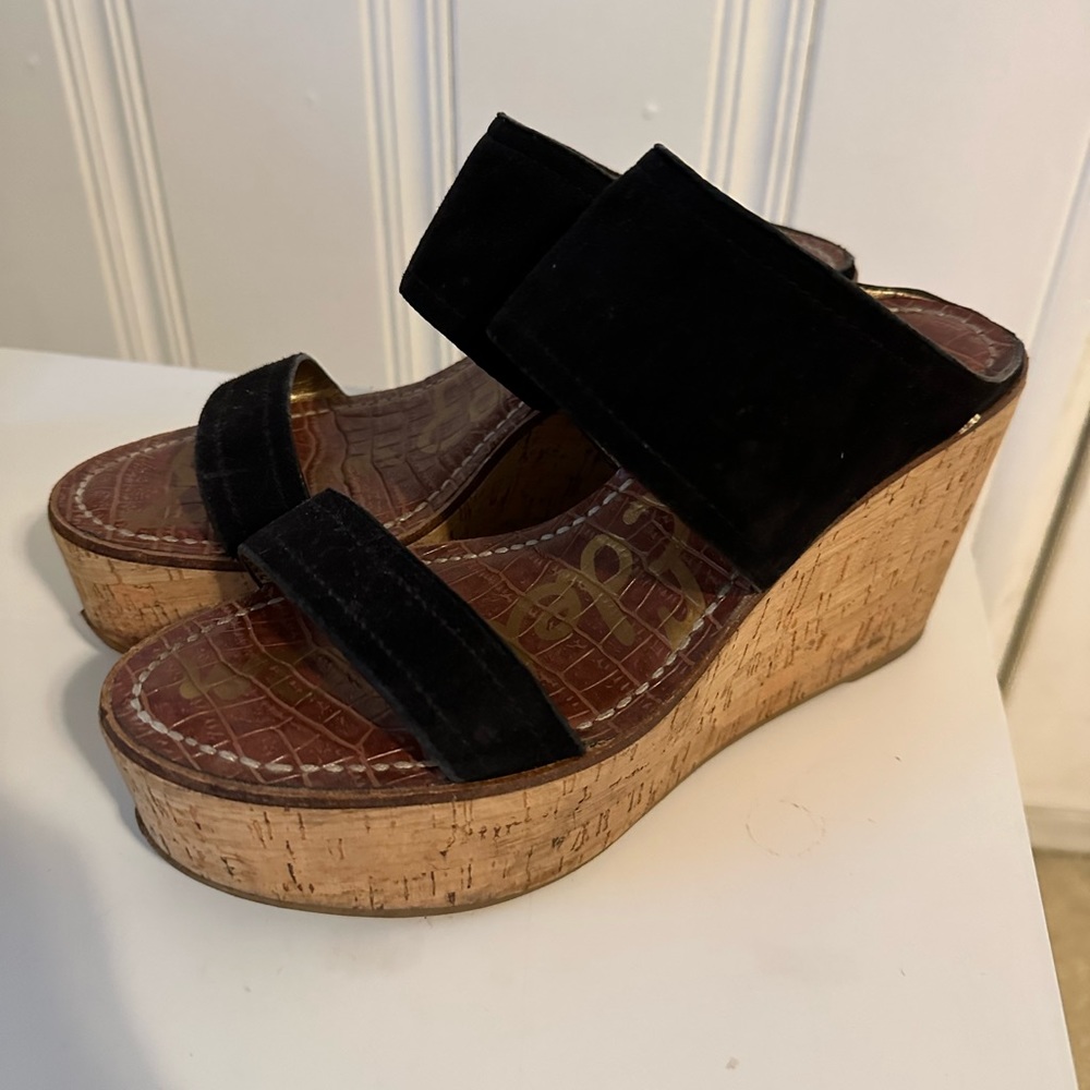 Black Platform Sandal - Sam Edelman